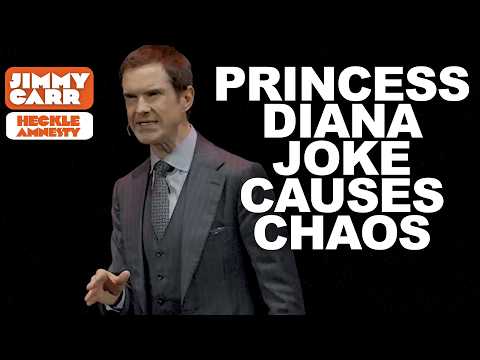 "Too Soon?!" - American Heckler Triggered By Princess Diana Joke | Jimmy Carr Crowd Work