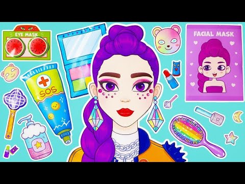 Rumiβs K-Pop Demon Hunter Glow-Up! π§πΉ Paper Beauty Box & Makeup Hacks