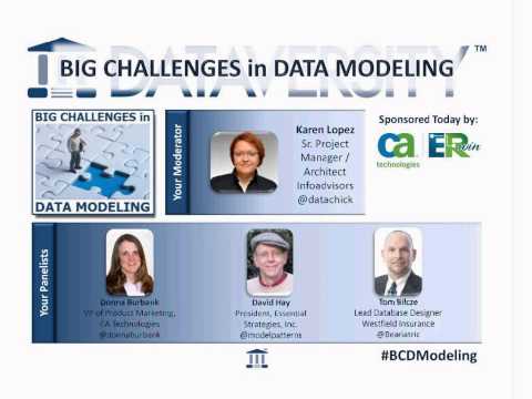 Big Challenges in Data Modeling - Data Modeling Design Problems