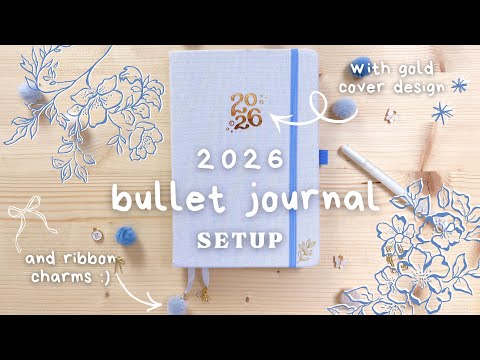 MY 2026 BULLET JOURNAL SETUP | 2026 Handdrawn Bullet Journal Plan With Me, 2026 Journal Set Up