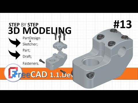 FreeCAD 1.1: 3D modeling exercise 13 | Part: Slice Apart