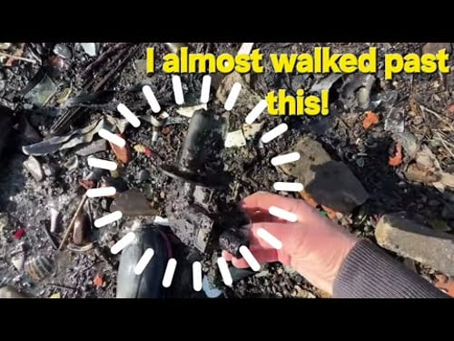 I almost walked past this! Mudlarking a river of Mysterious & Weird surprises!