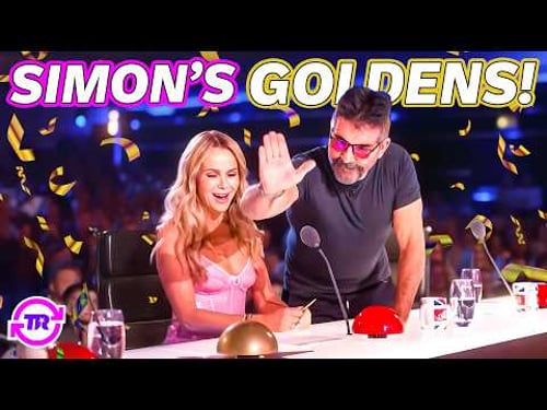 ALL 18 Simon Cowell GOLDEN BUZZERS On AGT From 2016-2025! 🌟
