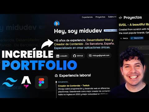 Cómo crear un Portfolio Web con Astro, HTML, CSS y TailwindCSS | Tutorial para principiantes