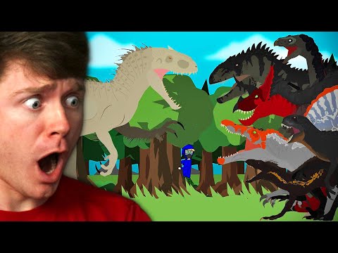 Reacting to INDOMINUS REX vs APEX DINOSAURS!