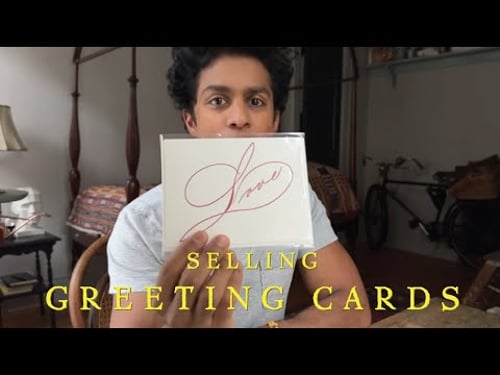 DESIGNING AND SELLING A LINE OF GREETING CARDS - With Rajiv Surendra
