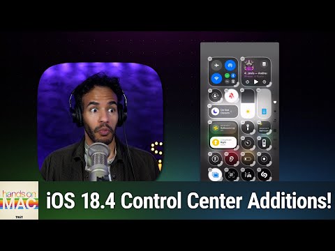 Control Center Updates in iOS 18.4 - Ambient Music, Visual Intelligence, Talk to Siri