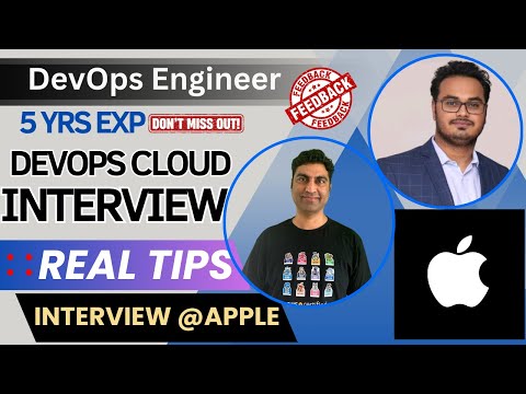 5 years experienced DevOps & Cloud Engineer Live Interview for @Apple @AppleIndia #devopsinterview