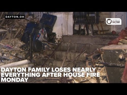 Family escapes devastating house fire in Dayton, loses nearly all belongings