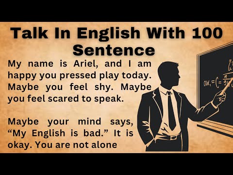 Talk In English With 100 Sentence || From Beginner to Pro || Bookish English