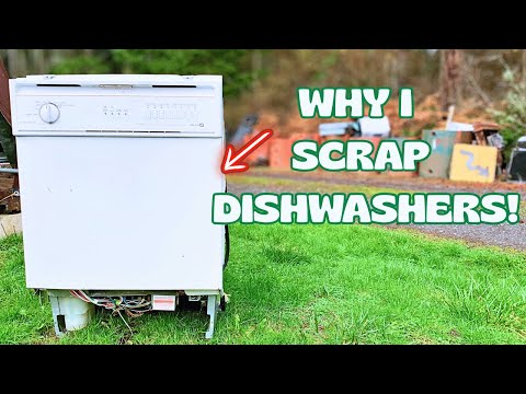 Scrapping a Dishwasher (COMPLETE TEARDOWN)