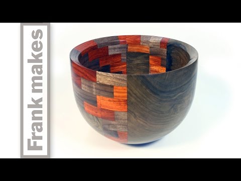 Woodturning A Segmented Walnut Bowl