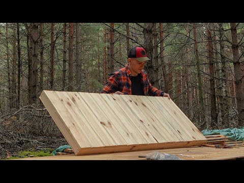 Making doors for my cabin in the woods