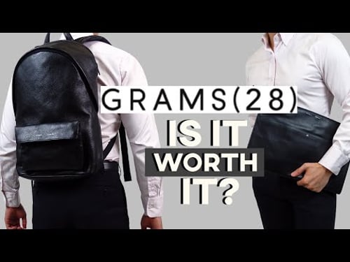 GRAMS(28) Review! Leather Backpack, Leather Folio, Leather Passport Wallet | IS IT WORTH IT?