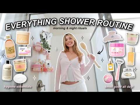 MY EVERYTHING SHOWER ROUTINE | favorite products for hair growth, soft skin, & smelling good all day