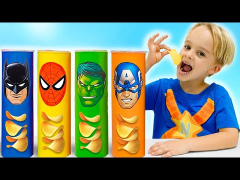 Kids learn to choose healthy food - Funny stories for kids
