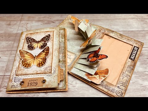 Pop-Up Staircase Card | Butterfly or Gothic Halloween Vibe? 🦋🎃