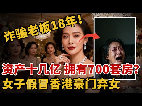 资产十几亿,拥有700套房?女子假冒香港豪门弃女,诈骗老板18年!【悬案解码】#诈骗