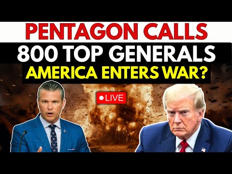 LIVE | US Troops Mobilizing for WW3? Hegseth DEMANDS Urgent Military Meeting! | Trump Live