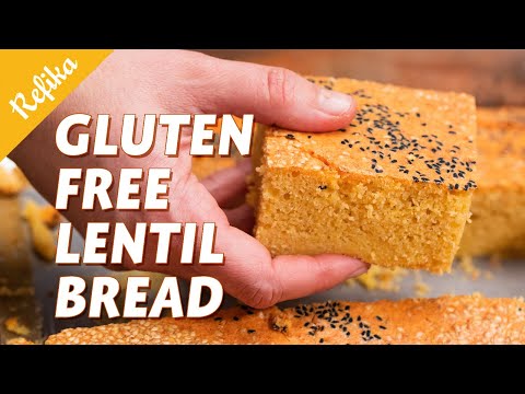 LENTIL BREAD Recipe 🤩🍞 Gluten Free, Flourless Alternative + Savory Lentil Cake with Cheese and Herbs