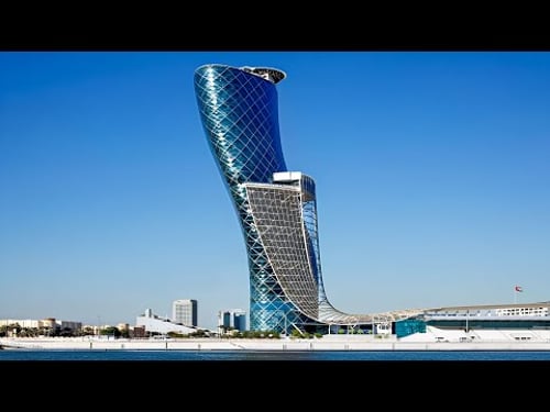 Andaz Capital Gate Hotel Abu Dhabi | The World’s Most Tilted Tower (Guinness World Record 4K Tour)