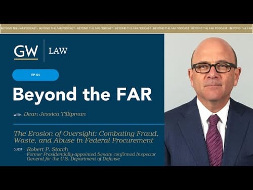 The Erosion of Oversight: Combating Fraud, Waste, and Abuse in Federal Procurement