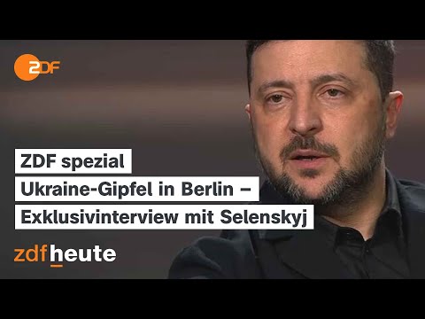 Ukraine-Gipfel in Berlin - Exklusivinterview mit Selenskyj | ZDF spezial