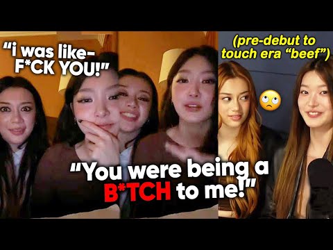 megan & yoonchae's *BEEF* actually went on for 7 months (pre-debut to touch era)