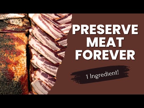 Preserve Meat FOREVER with Historical Salt Cured Method!