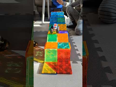 Magnet Tiles Monster Truck Tracks | Activities for Children