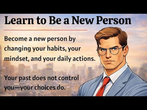 Learn to Be a New Person | Change Your Life Today | Graded Reader | Improve English Fluency