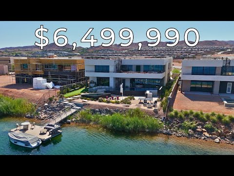 Inside a $6,499,990 Las Vegas Mega Mansion with a Private Boat Dock and Elevator!