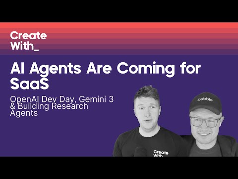 47. AI Agents Are Coming for SaaS | OpenAI Dev Day, Gemini 3 & Building Research Agents