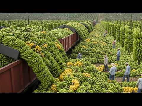1.7 Billion Bananas Every Day — You’ve Never Seen Farming and Harvesting Like This