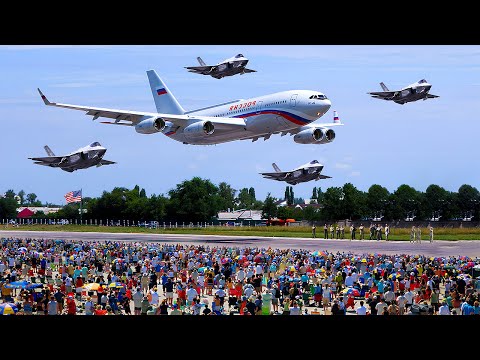 First! US Air Force F-35 Pilot Makes Emergency Takeoff to Escort Putin's Plane