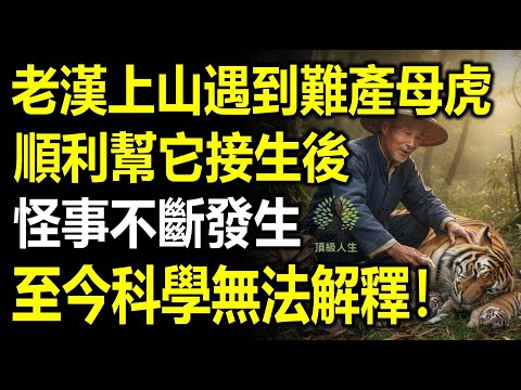 61歲老漢上山砍柴偶遇難產母虎,順利幫它接生後,奇事不斷發生,至今科學無法解釋