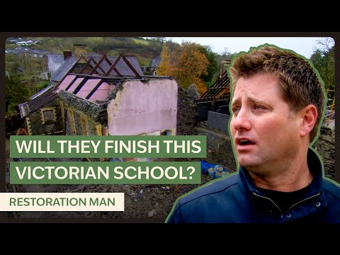 Transforming Old Welsh Village School With No Budget! | Restoration Man | S3 EP4