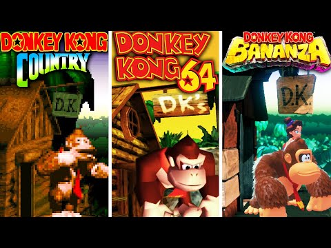 Evolution of Donkey Kong's Tree House (1994-2025)