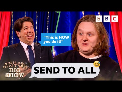 Lewis Capaldi PRANKED by Michael McIntyre toilet selfie text ๐ Michael McIntyreโs Big Show