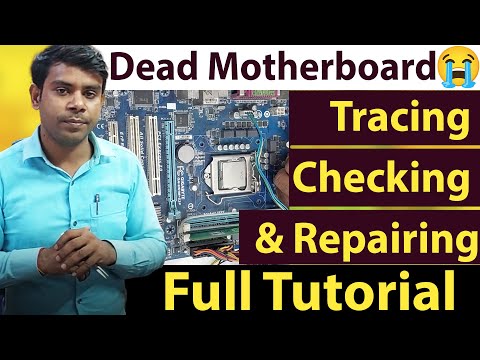 How To Repair Dead Motherboard 👍 Motherboard Chip Level Repairing Institute