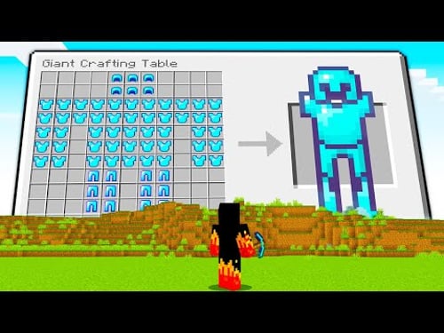 Os CRAFTINGS são GIGANTES no Minecraft! - O Filme