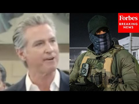 'It's Like A Dystopian Sci-Fi Movie': Gavin Newsom Eviscerates Masked ICE Agents During Bill Signing