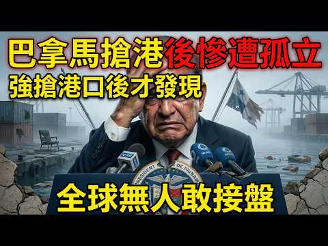 巴拿馬搶港後慘遭孤立!強搶港口後才發現,全球無人敢接盤