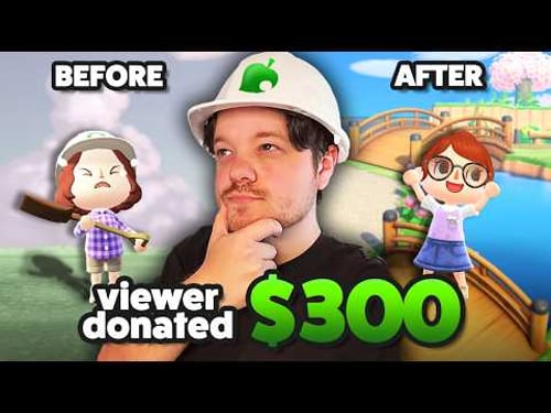 A Viewer Paid Me To Build Their Perfect Animal Crossing Island