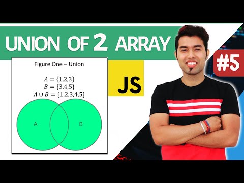 JavaScript Interview : Find UNION of Two Arrays with Modern JavaScript Approach 🔥