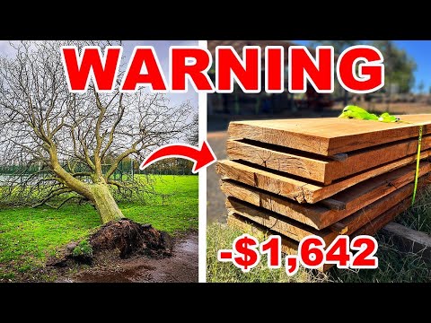 You want to mill your own wood. But don't