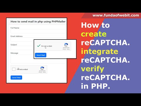 How to create, integrate reCAPTCHA and verify it using google api in PHP | PHP reCAPTCHA Checkbox