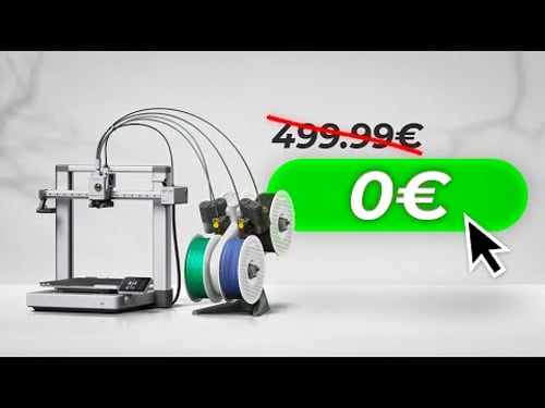 CONSEGUÍ una Impresora 3D GRATIS en UNA SEMANA! (Y tu también puedes)