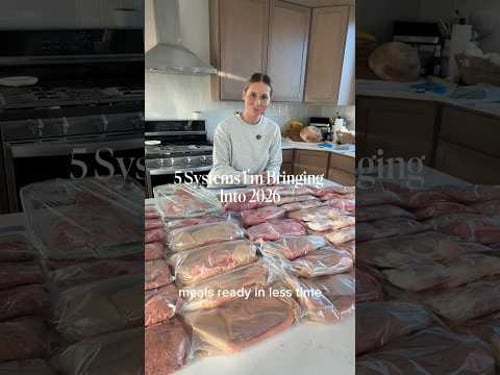 5 Home Systems To Start In 2026 To End The Chaos!#homesystems #systemizedhome #homehacks #workingmom