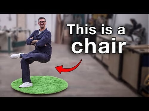 I Built 5 Impossible Optical Illusion Chairs